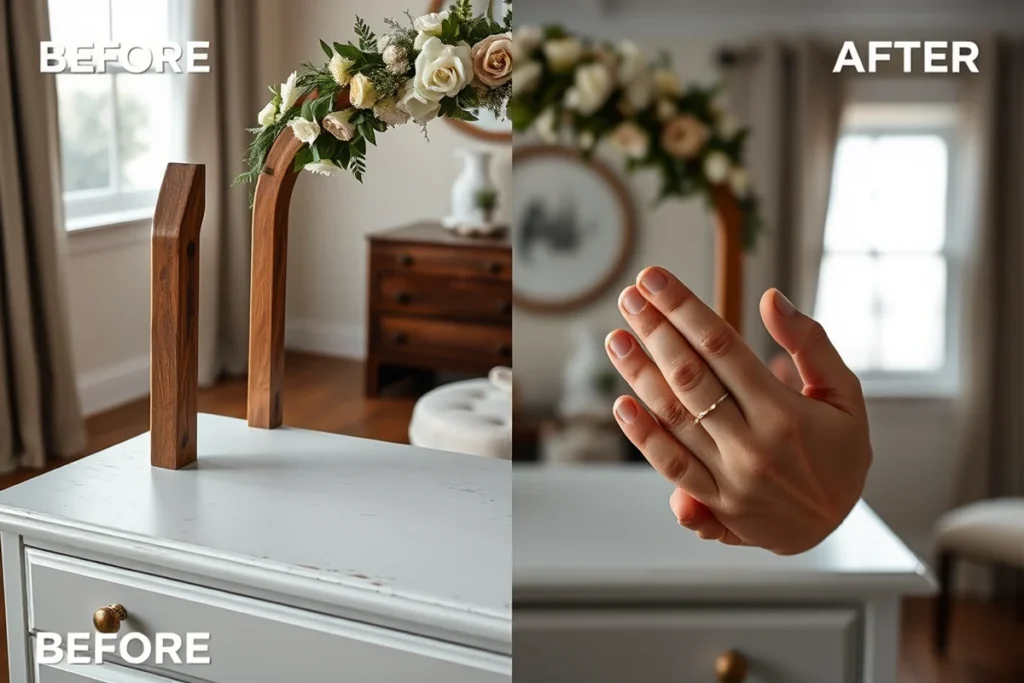 Diy Wooden Arch For Wedding