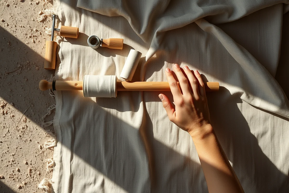 diy wooden curtain rod — Diy Wooden Curtain Rod (the finished result)