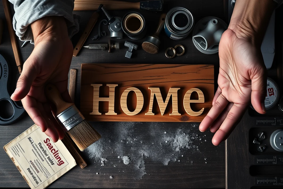 diy wooden home sign — Diy Wooden Home Sign (the finished result)