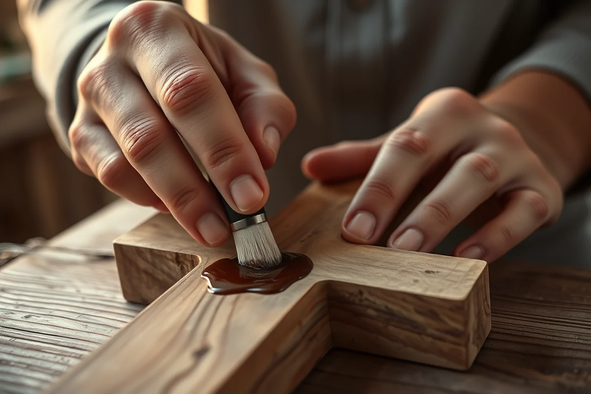 how to make a simple wooden cross โ How To Make A Simple Wooden Cross (step by step)